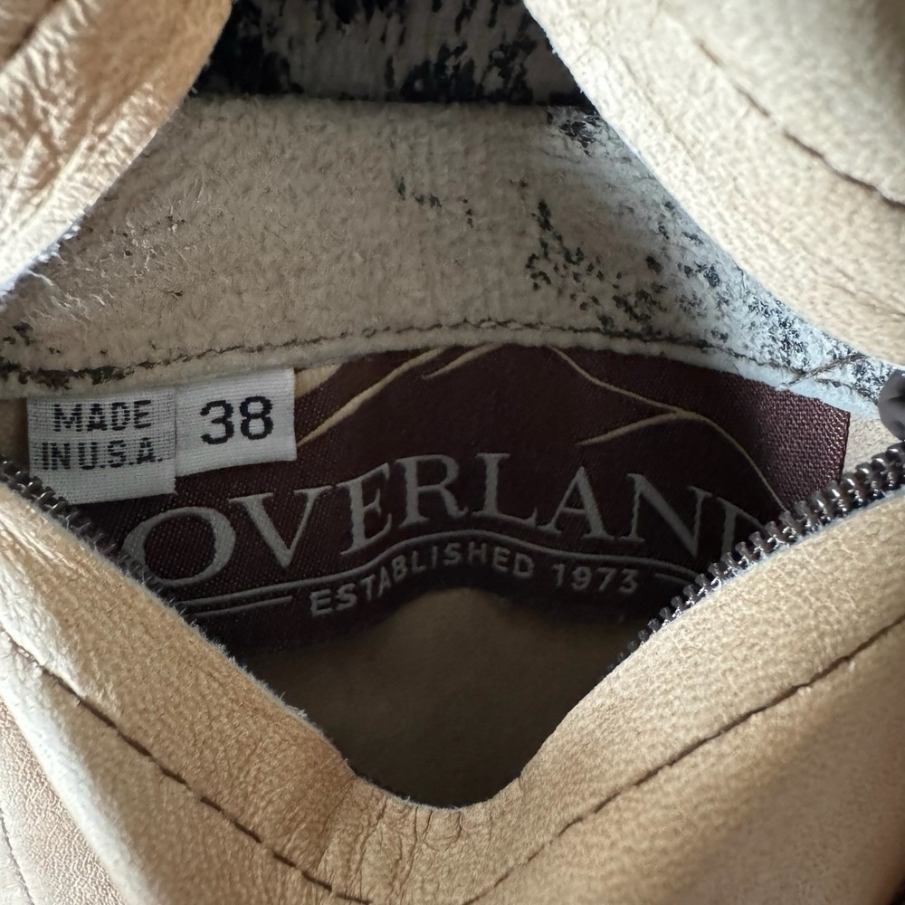Overland Men's Genuine Suede Reversible Shacket 38 Shirt Jacket Made USA Western - Picture 8 of 14